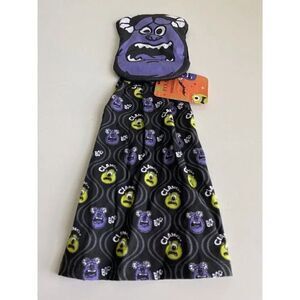 Disney Pixar Monsters Inc SULLY Halloween Kitchen Hanging‎ Towel Mike NEW